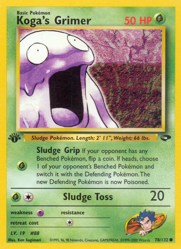 Carte Pokémon: Koga's Grimer [Tadmorv de Koga]