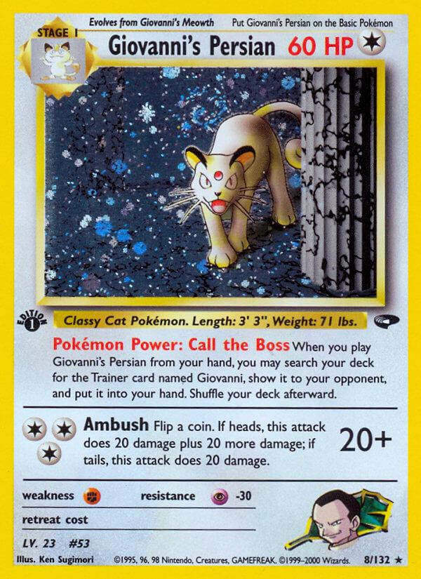 Carte Pokémon: Giovanni's Persian [Persian de Giovanni]