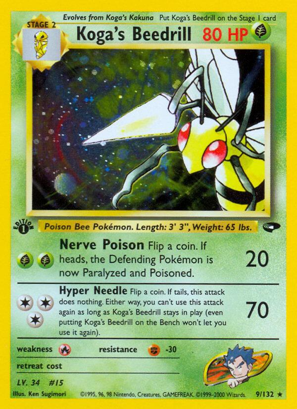 Carte Pokémon: Koga's Beedrill [Dardagnan de Koga]