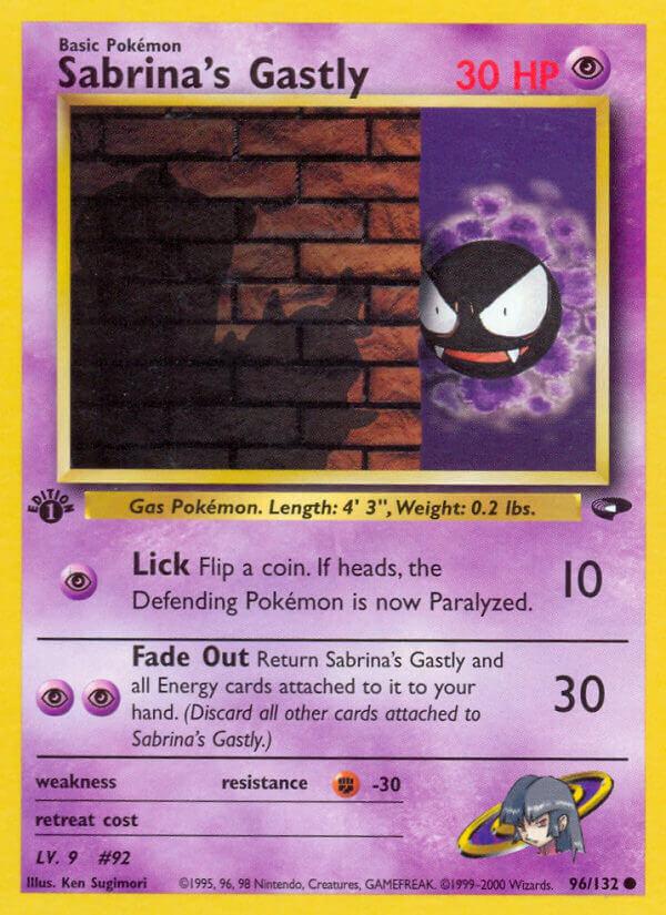 Carte Pokémon: Sabrina's Gastly [Fantominus de Morgane]