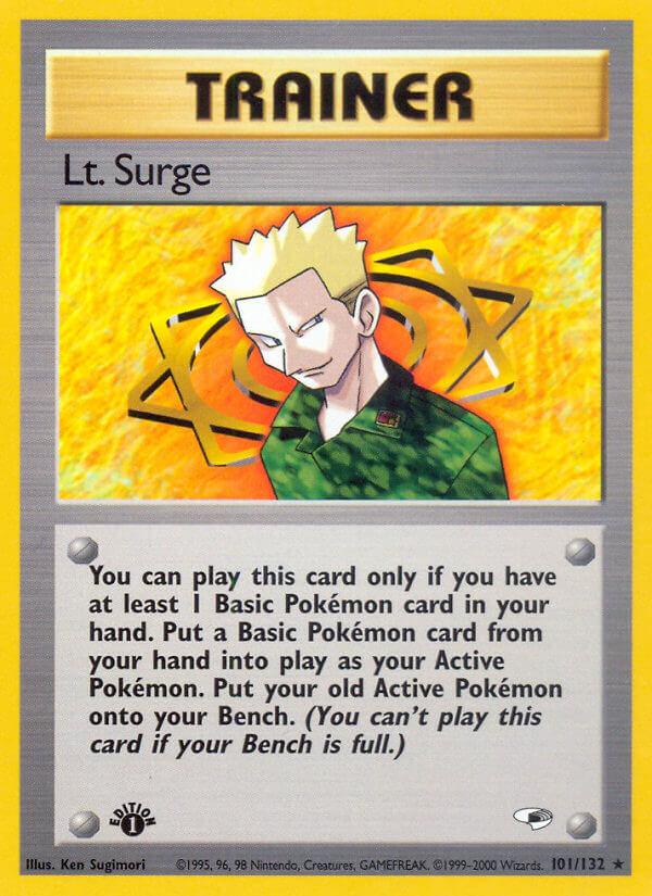 Carte Pokémon: Lt. Surge [Major Bob]