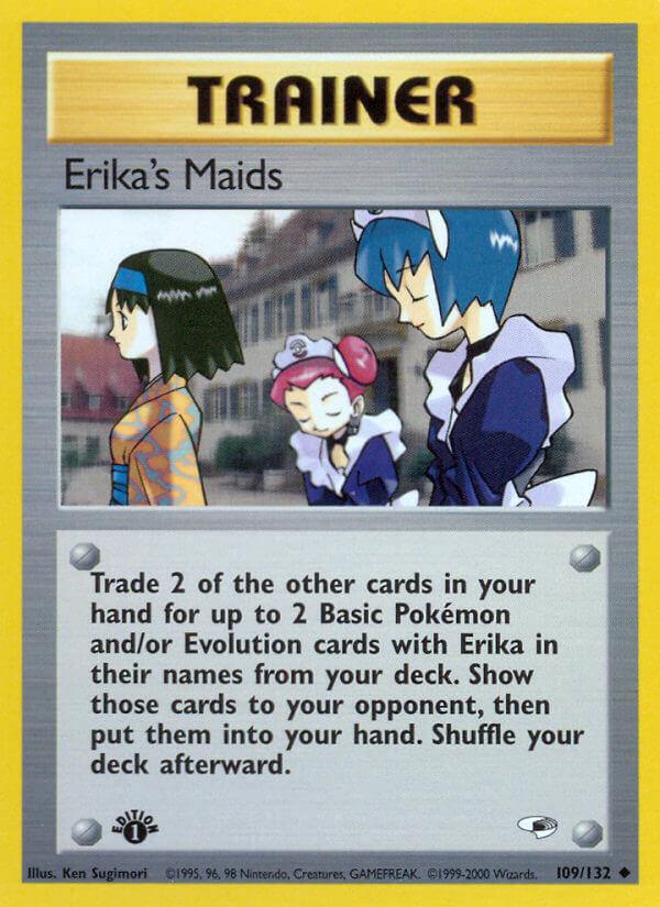 Carte Pokémon: Erika's Maids [Servantes d'Erika]