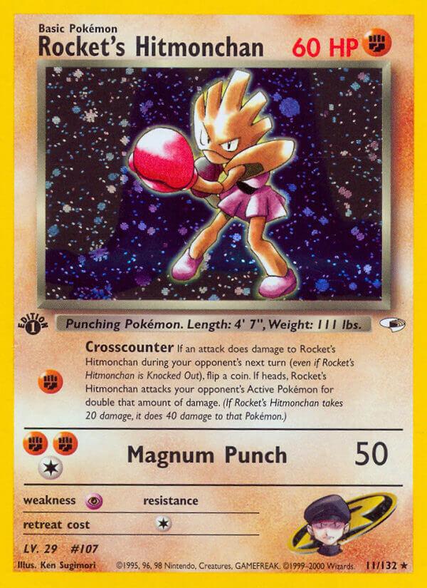 Carte Pokémon: Rocket's Hitmonchan [Tygnon de Rocket]