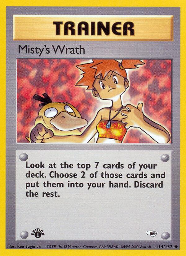 Carte Pokémon: Misty's Wrath [Colère d'Ondine]