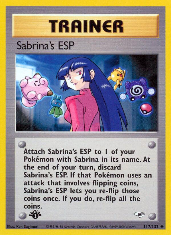 Carte Pokémon: Sabrina's ESP [Pouvoirs Psychiques de Morgane]