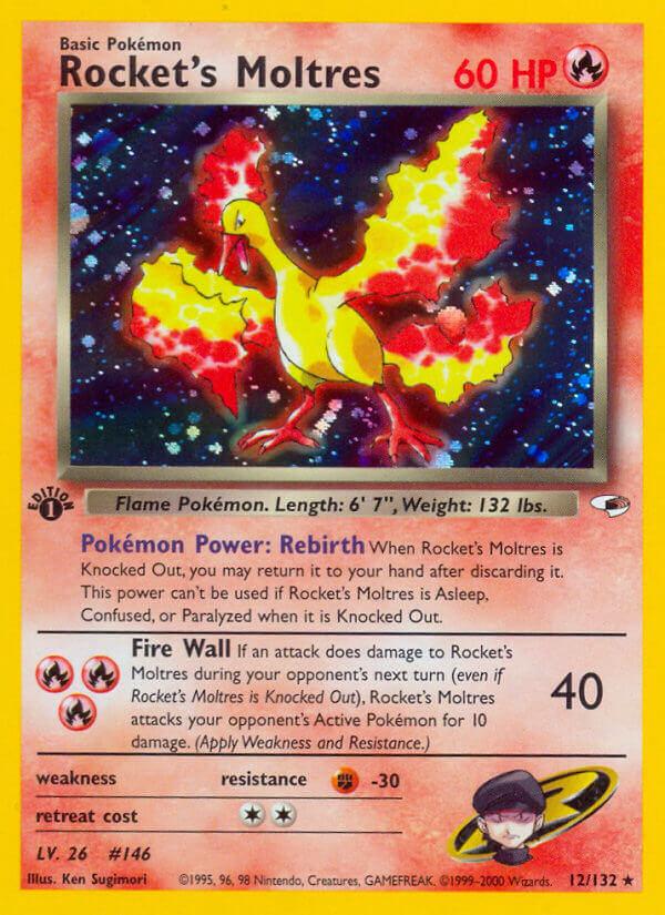 Carte Pokémon: Rocket's Moltres [Sulfura de Rocket]