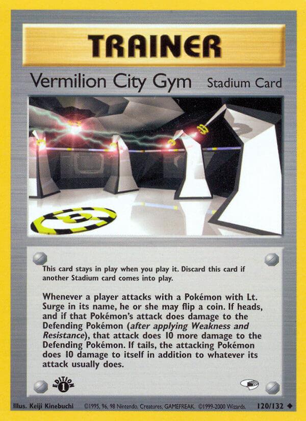 Carte Pokémon: Vermilion City Gym [Arène De Carmin Sur Mer]