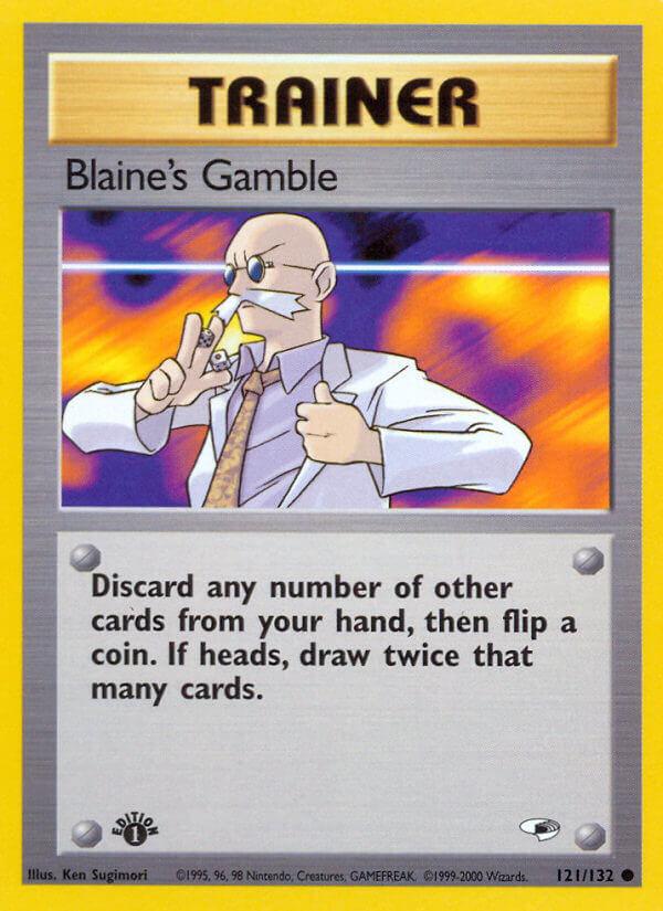 Carte Pokémon: Blaine's Gamble [Pari d'Auguste]