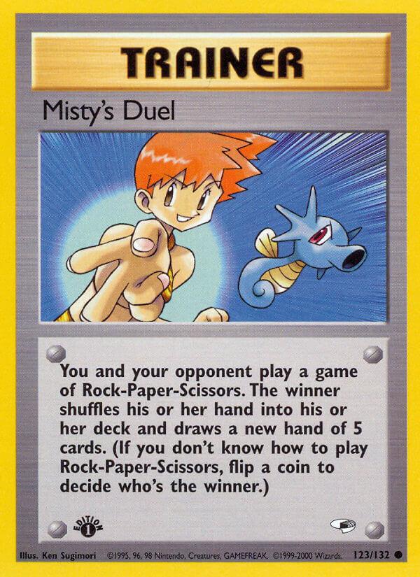 Carte Pokémon: Misty's Duel [Duel d'Ondine]