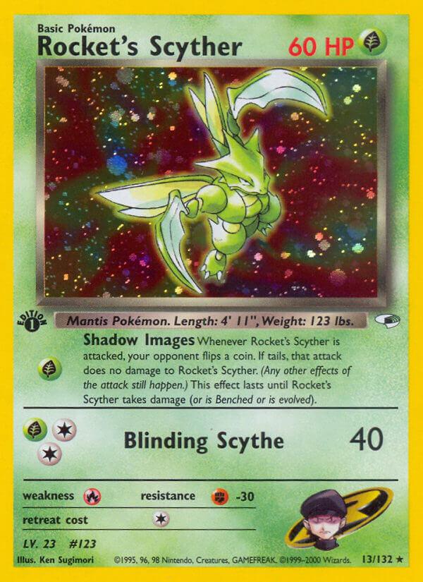 Carte Pokémon: Rocket's Scyther [Insécateur de Rocket]