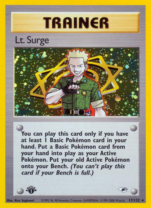 Carte Pokémon: Lt. Surge [Major Bob]