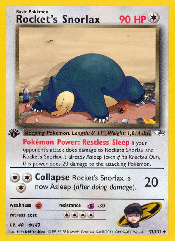 Carte Pokémon: Sabrina's Snorlax [Ronflex de Morgane]