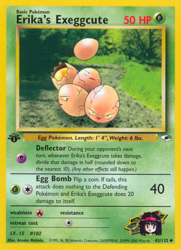 Carte Pokémon: Erika's Exeggcute [Noeunoeuf d'Erika]