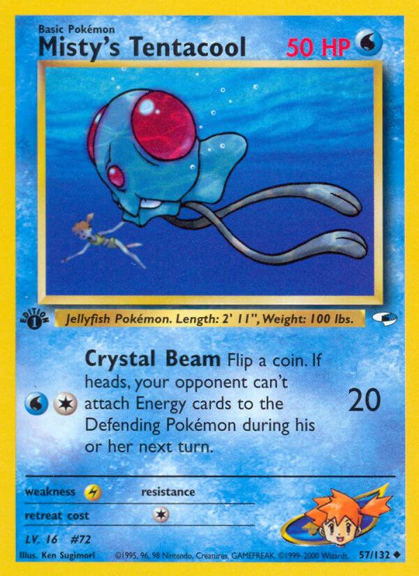 Carte Pokémon: Misty's Tentacool [Tentacool d'Ondine]