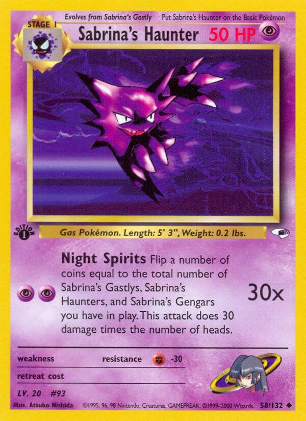 Carte Pokémon: Sabrina's Haunter [Spectrum de Morgane]