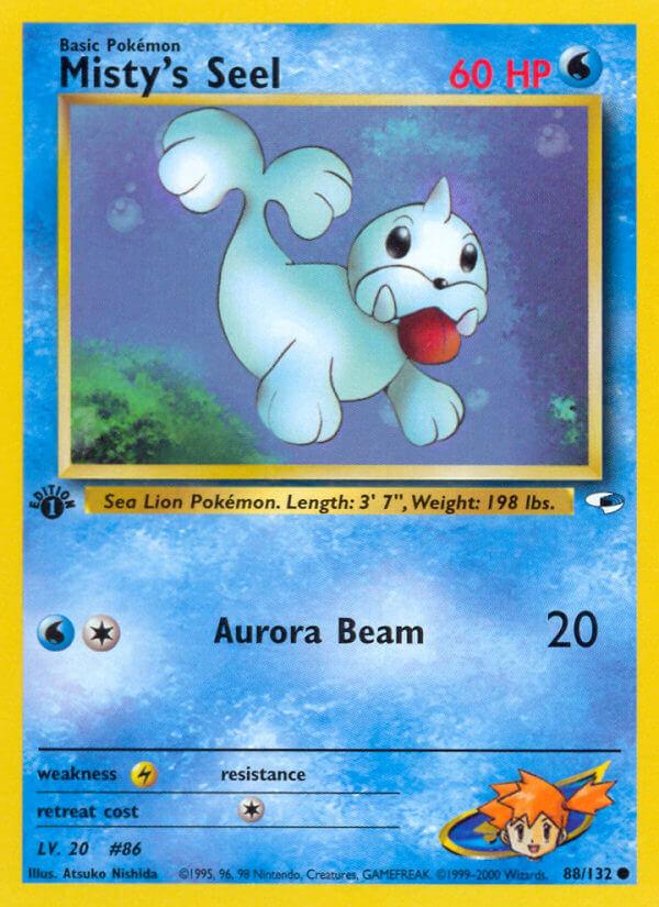 Carte Pokémon: Misty's Seel [Otaria d'Ondine]