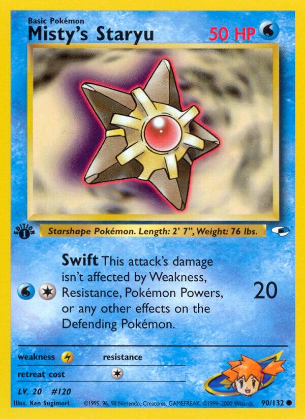 Carte Pokémon: Misty's Staryu [Stari d'Ondine]