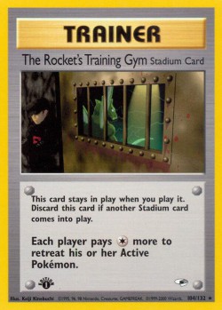 Carte Pokémon: The Rocket's Training Gym