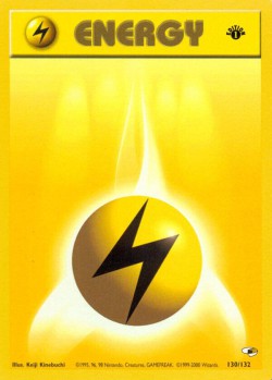 Carte Pokémon: Lightning Energy