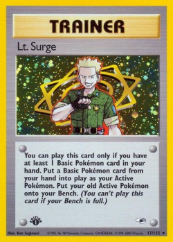 Carte Pokémon: Lt. Surge