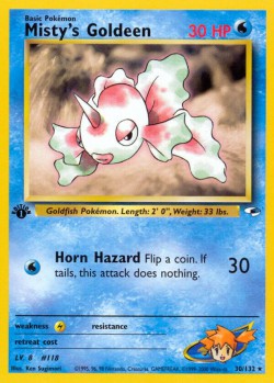 Carte Pokémon: Misty's Goldeen