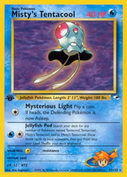 Carte Pokémon: Misty's Tentacool