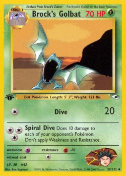 Carte Pokémon: Brock's Golbat