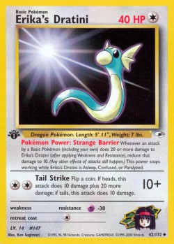 Carte Pokémon: Erika's Dratini