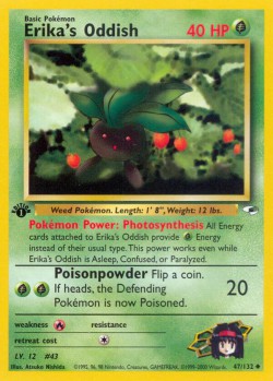 Carte Pokémon: Erika's Oddish