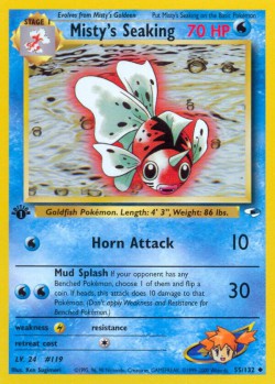 Carte Pokémon: Misty's Seaking