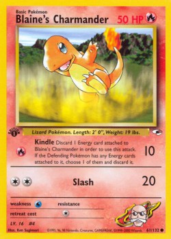 Carte Pokémon: Blaine's Charmander