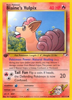 Carte Pokémon: Blaine's Vulpix