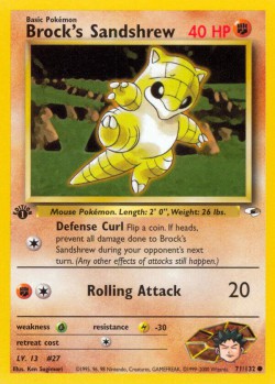 Carte Pokémon: Brock's Sandshrew