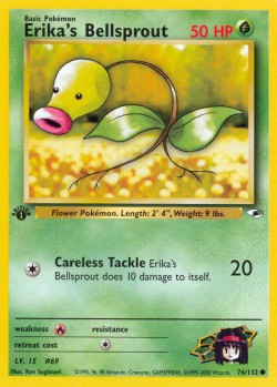 Carte Pokémon: Erika's Bellsprout