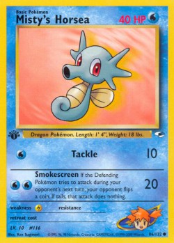 Carte Pokémon: Misty's Horsea