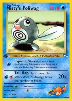 Carte Pokémon: Misty's Poliwag