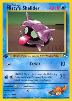 Carte Pokémon: Misty's Shellder