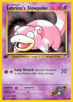 Carte Pokémon: Sabrina's Slowpoke