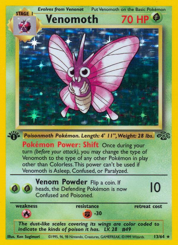 Carte Pokémon: Venomoth [Aéromite]