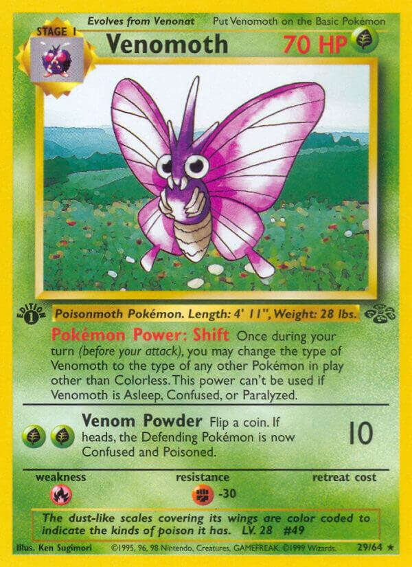 Carte Pokémon: Venomoth [Aéromite]