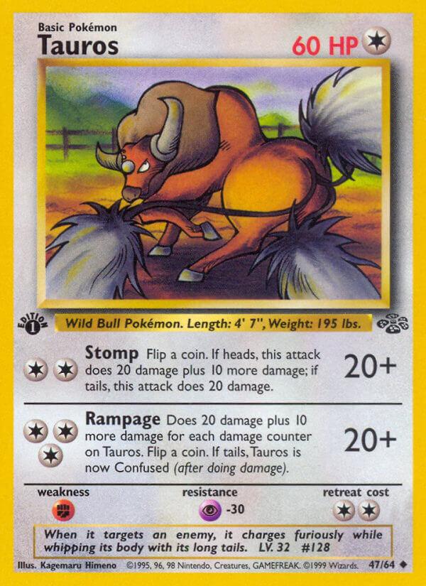 Carte Pokémon: Tauros [Tauros]