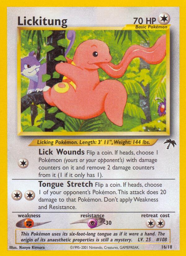 Carte Pokémon: Lickitung [Excelangue]