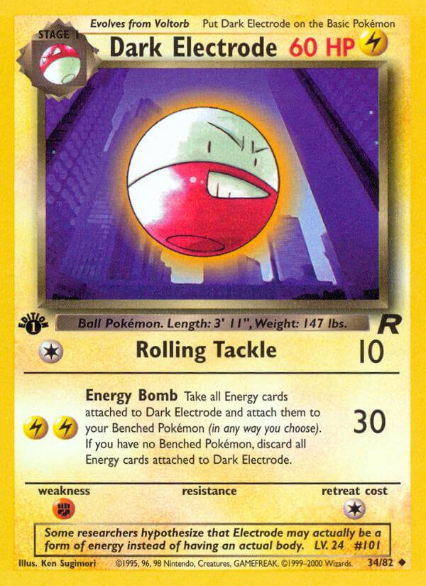 Carte Pokémon: Dark Electrode [Electrode obscur]