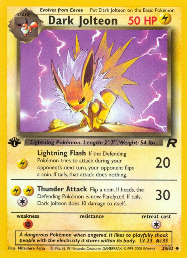 Carte Pokémon: Dark Jolteon [Voltali obscur]