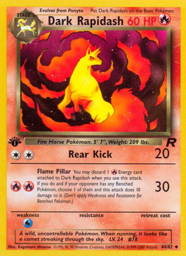 Carte Pokémon: Dark Rapidash [Galopa obscur]