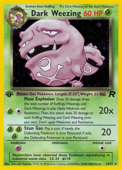 Carte Pokémon: Dark Weezing