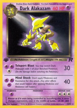 Carte Pokémon: Dark Alakazam