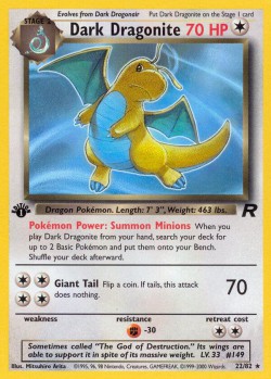 Carte Pokémon: Dark Dragonite