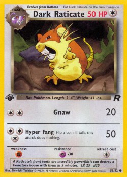 Carte Pokémon: Dark Raticate