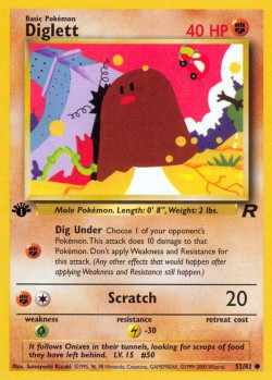 Carte Pokémon: Diglett